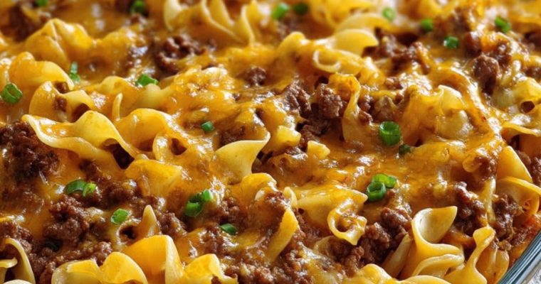 Cozy Beef and Noodle Casserole