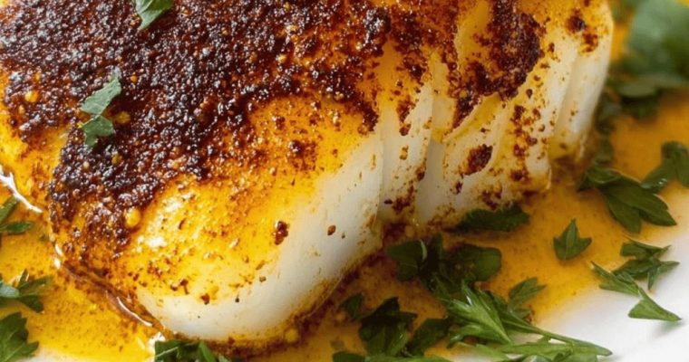 Baked Blackened Cod
