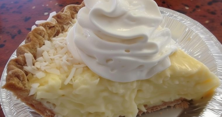 Old Fashioned Coconut Cream Pie