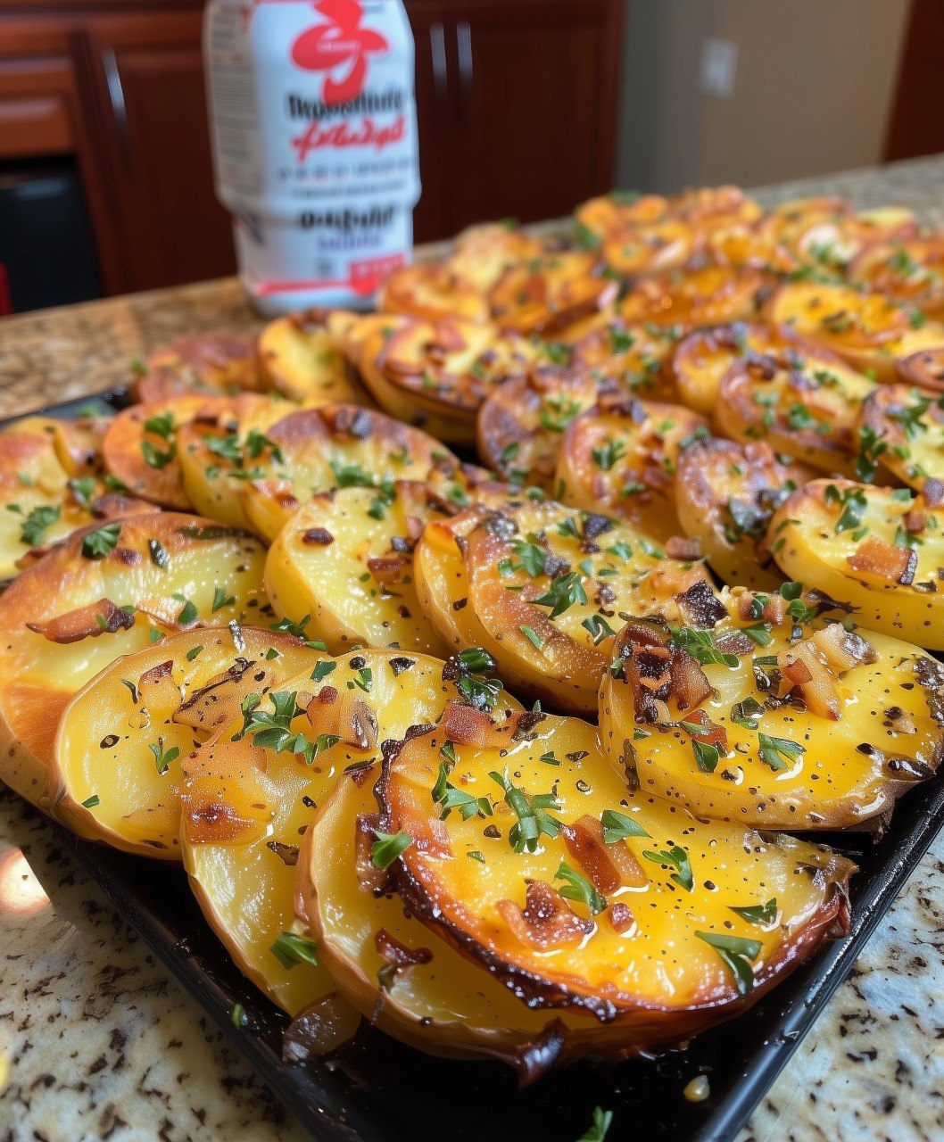 SLICED BAKED POTATOES