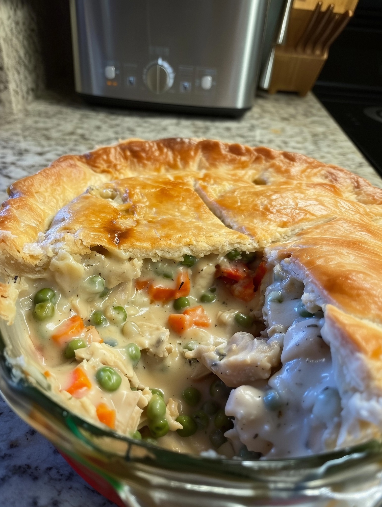 Skillet Chicken Pot Pie Casserole