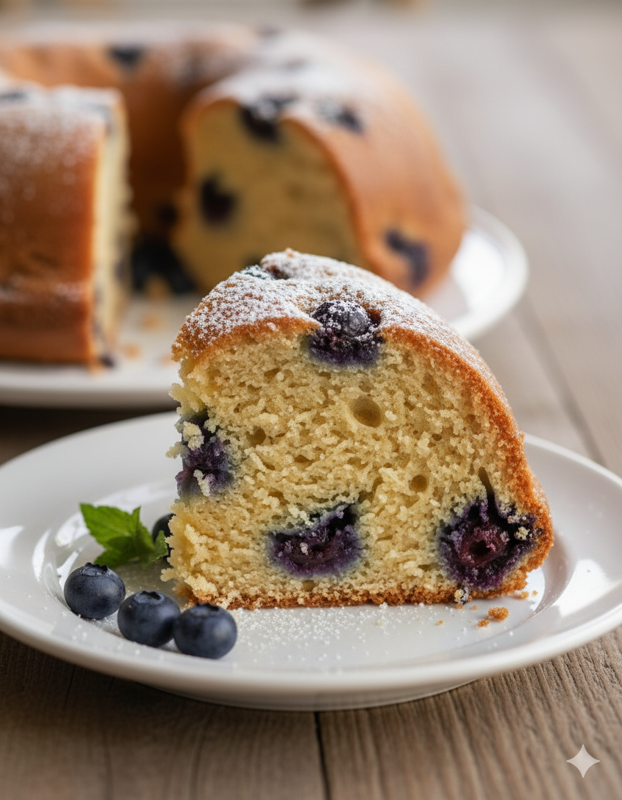 Blueberry Sour Cream Coffee Cake