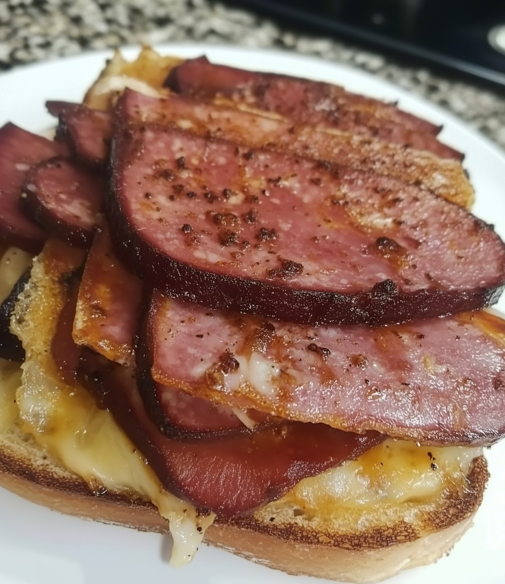 FRIED BOLOGNA SANDWICHES