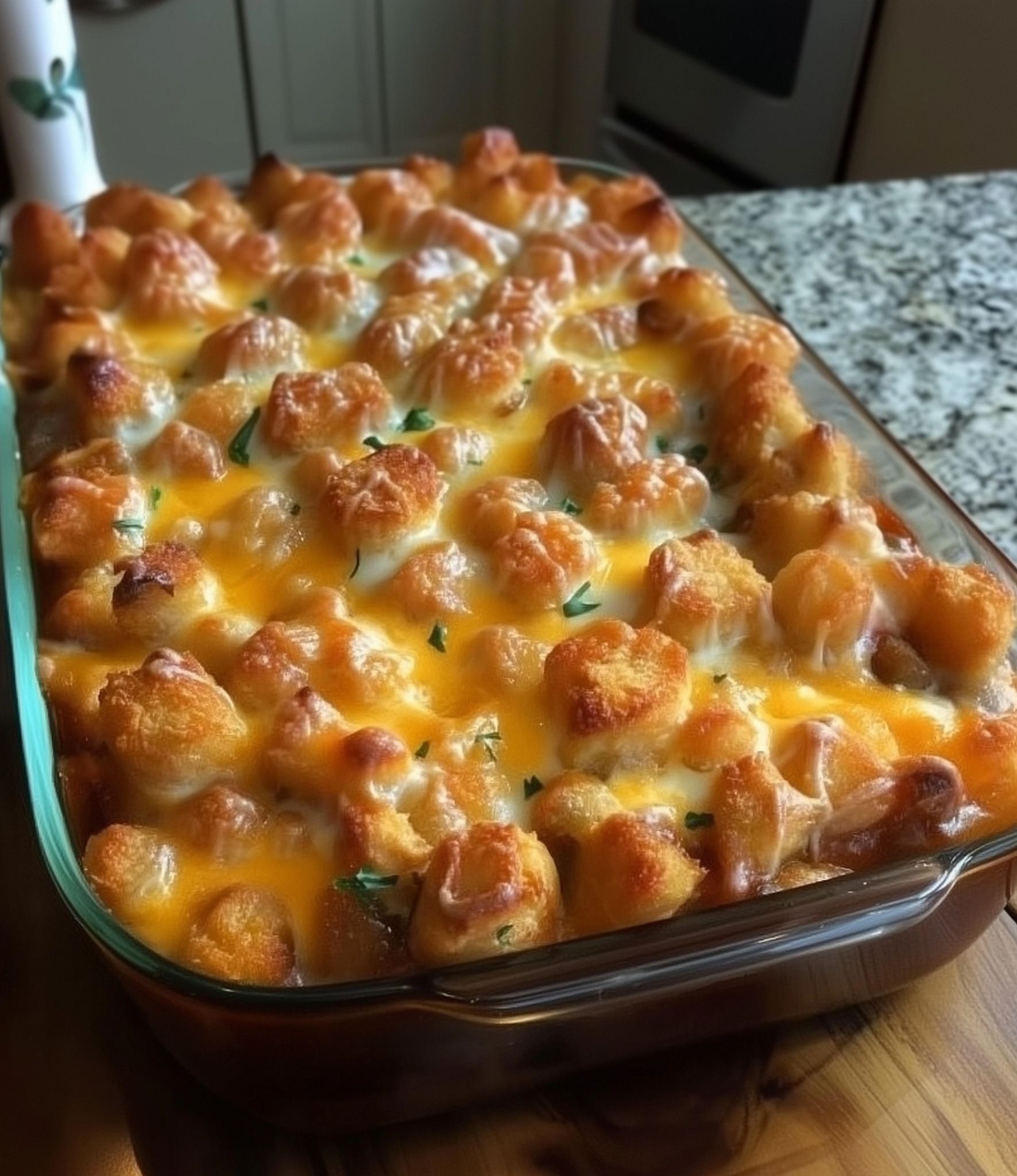 VICTORY’S TATER TOT CASSEROLE