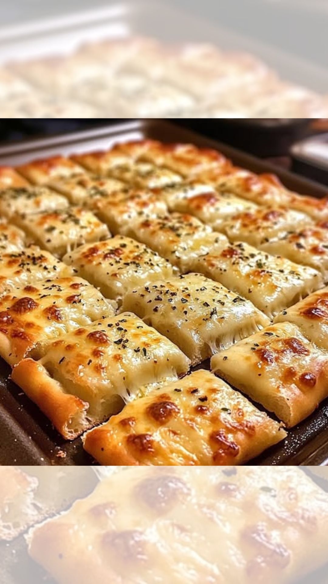 Homemade Cheesy Garlic Breadsticks