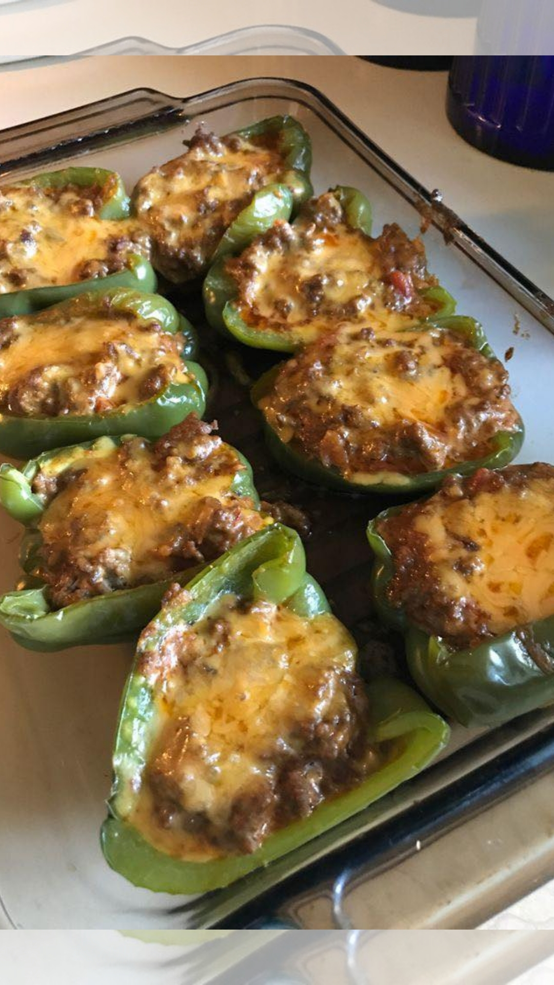Parmesan Chicken Stuffed Peppers