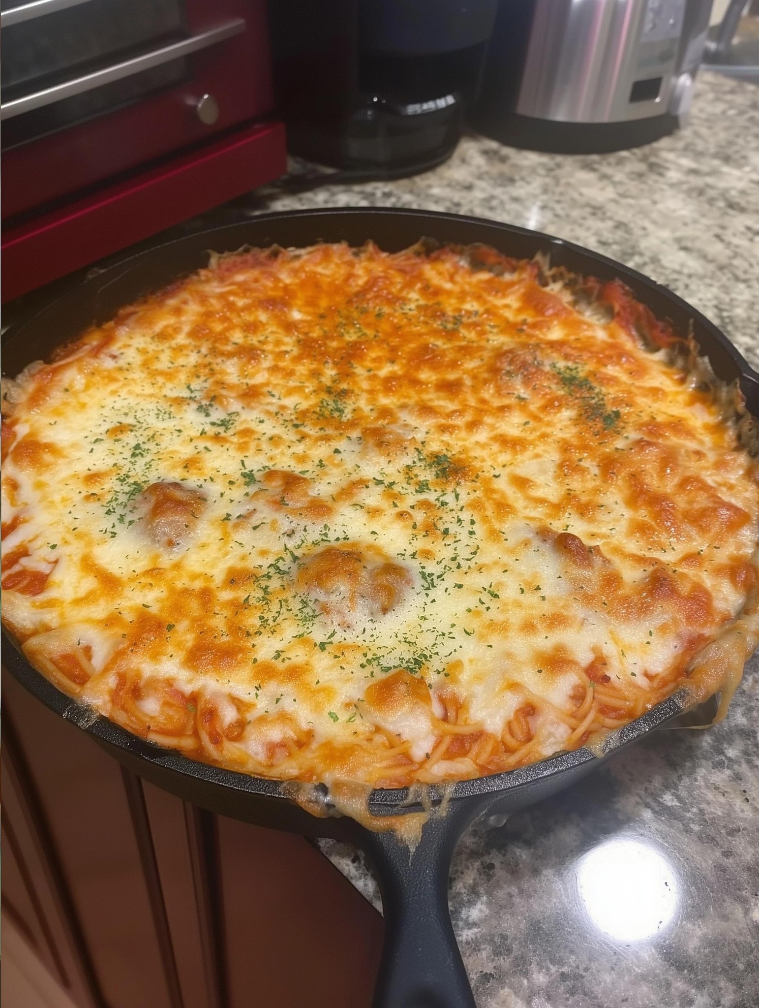 Spaghetti Casserole with Cream Cheese￼￼