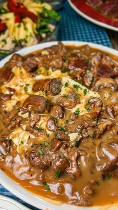 Creamy Beef Tips with Egg Noodles