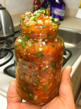 Pico de Gallo Salsa with Sweet Potatoes