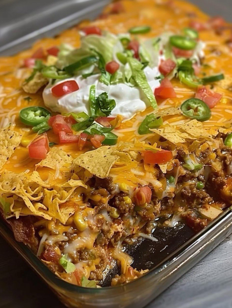 Walking Taco Casserole