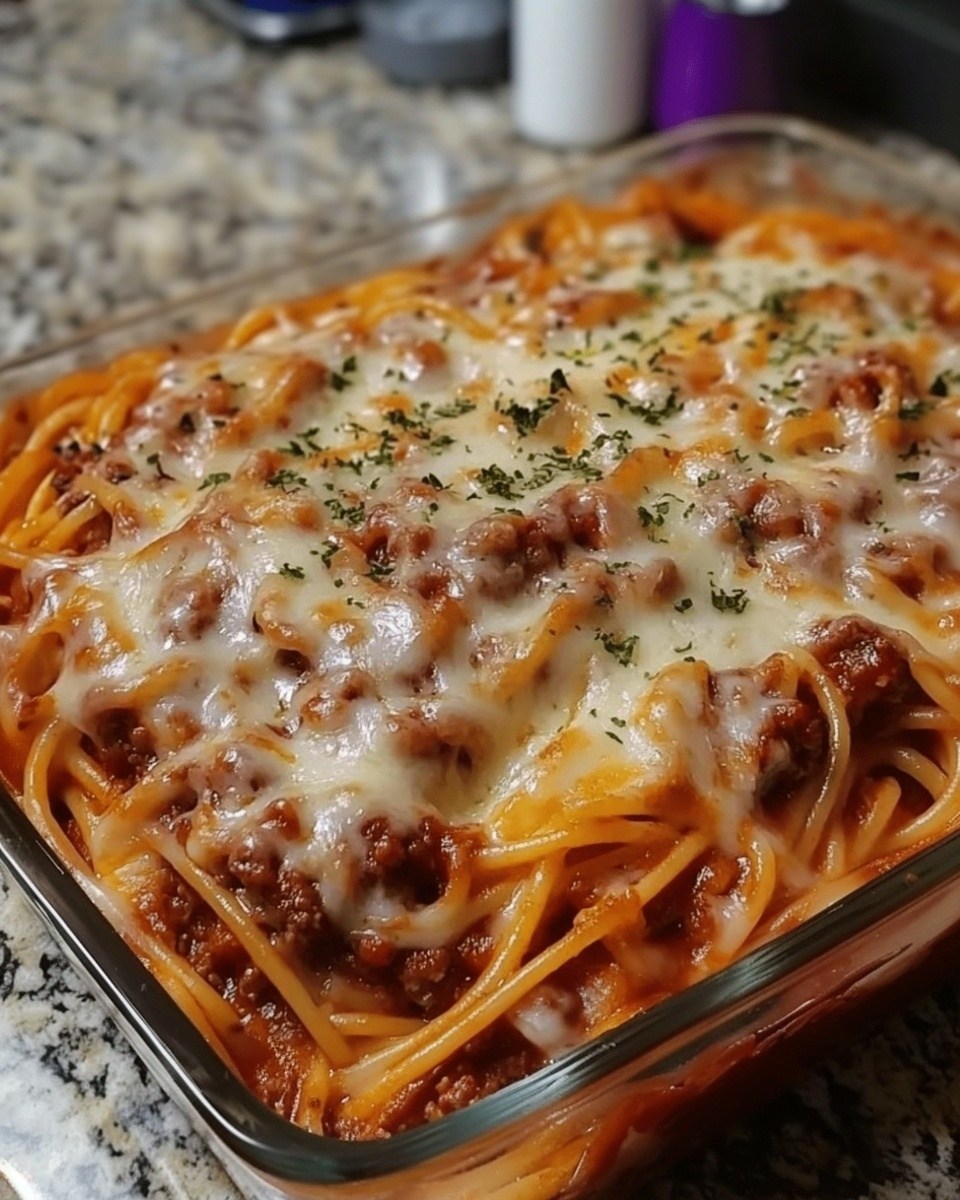 Baked Cream Cheese Spaghetti