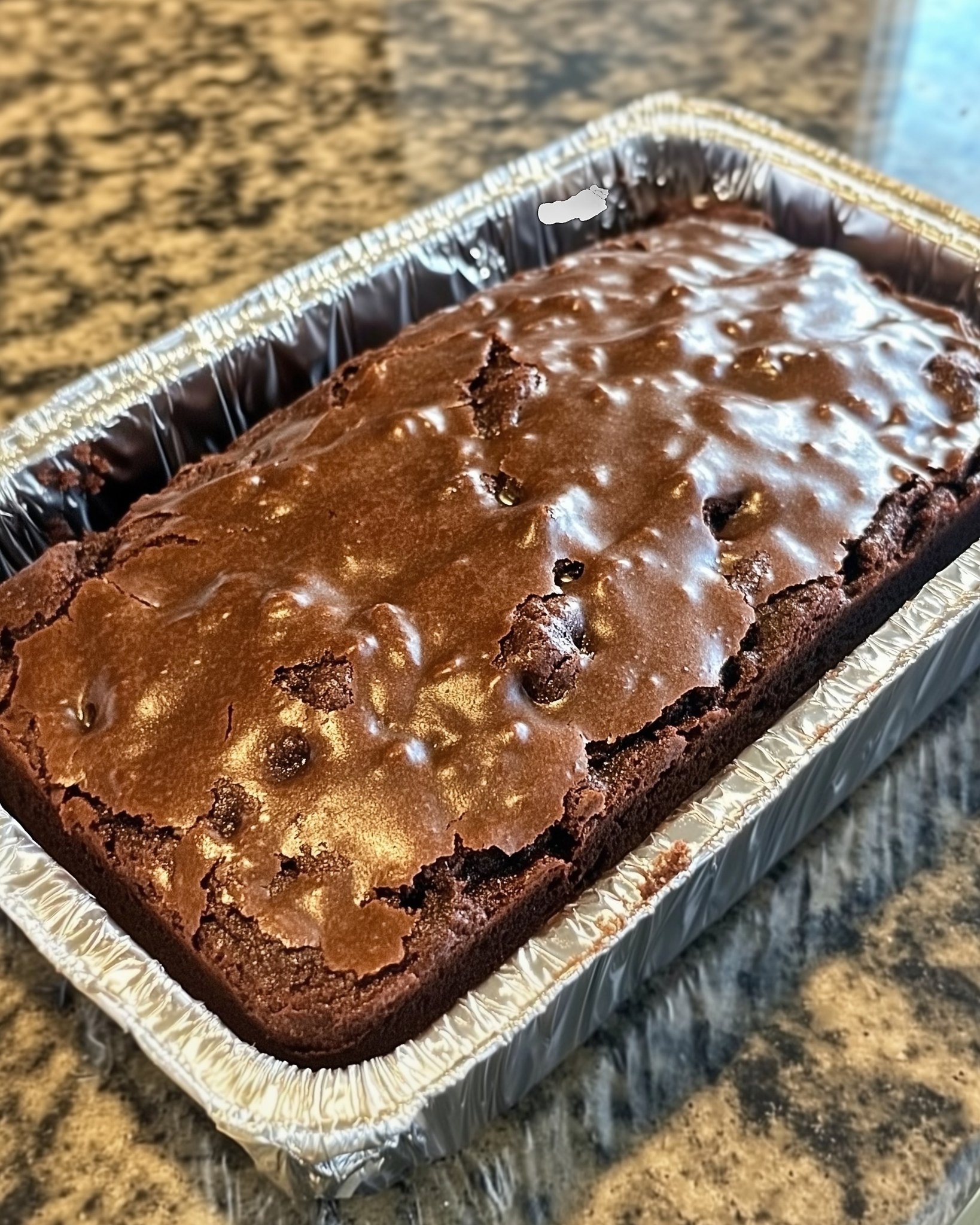 Hot Fudge Brownie Bread