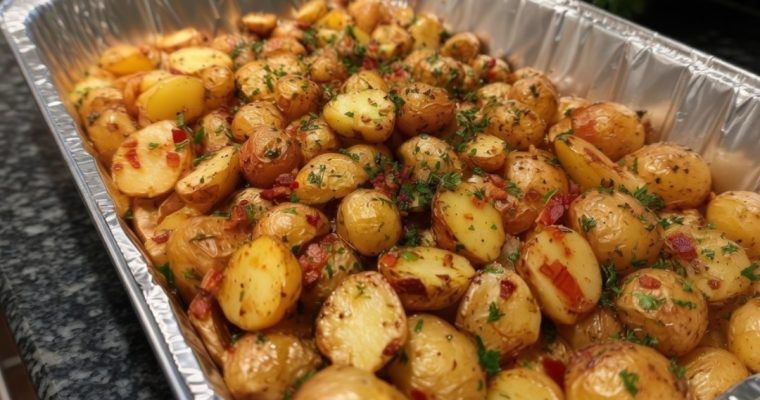 Parmesan Garlic Roasted Potatoes