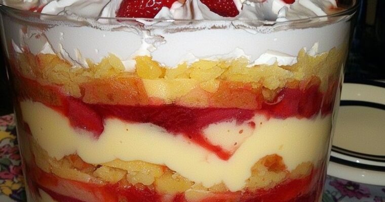 Southern Strawberry Punch Cake