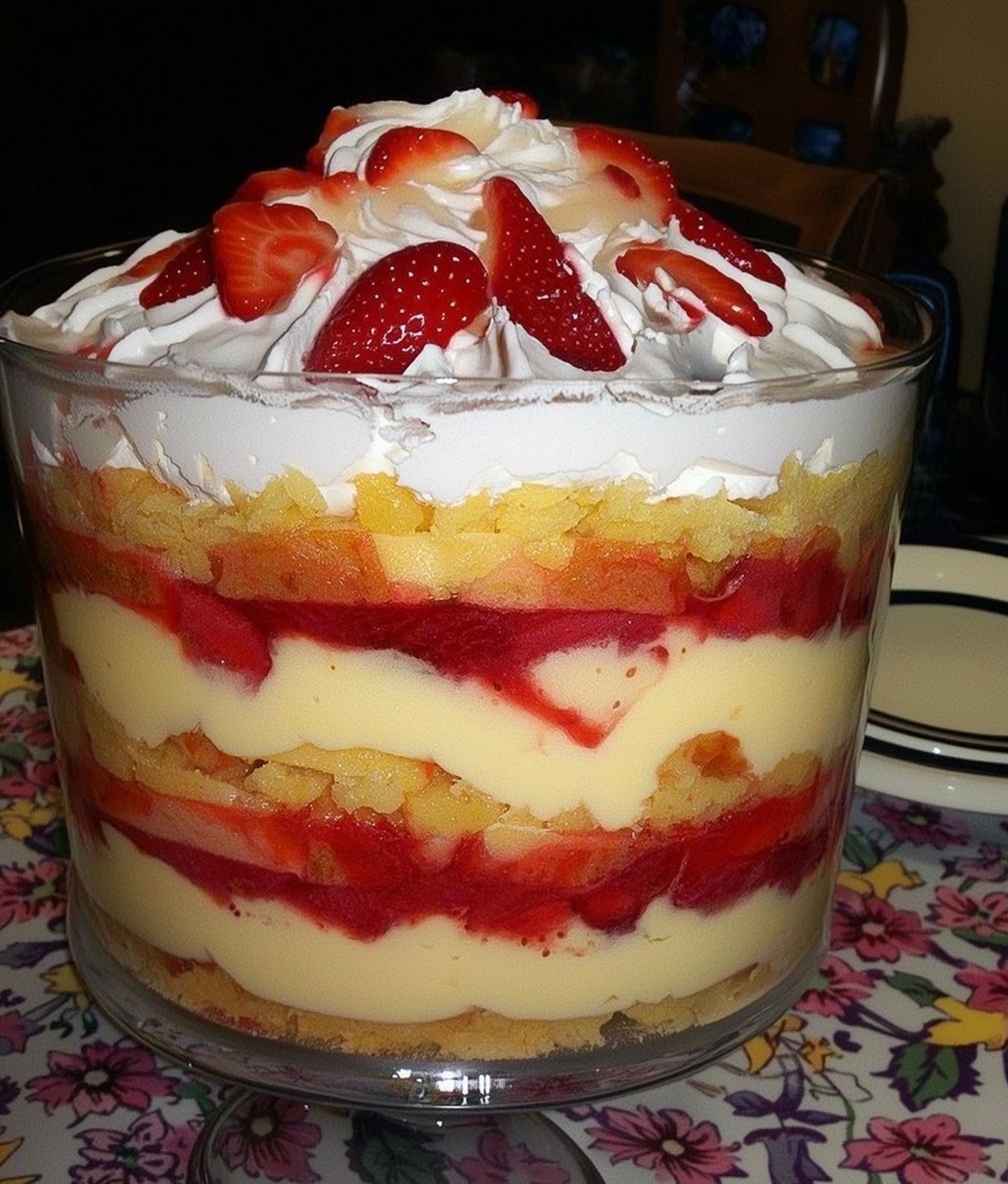 Southern Strawberry Punch Cake