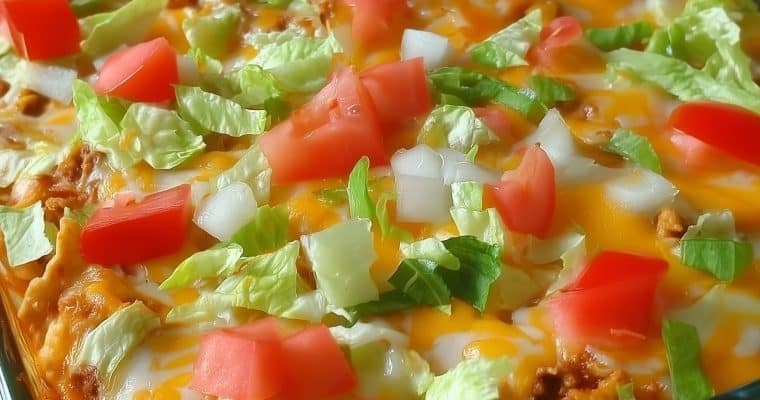 PILLSBURY CRESCENT ROLL TACO BAKE