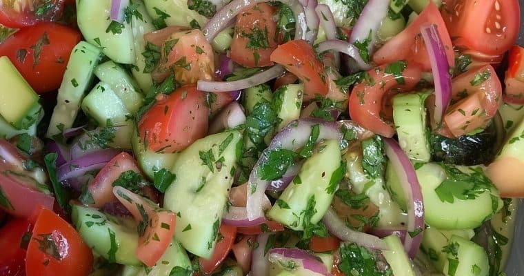 Cucumber and Tomato Salad