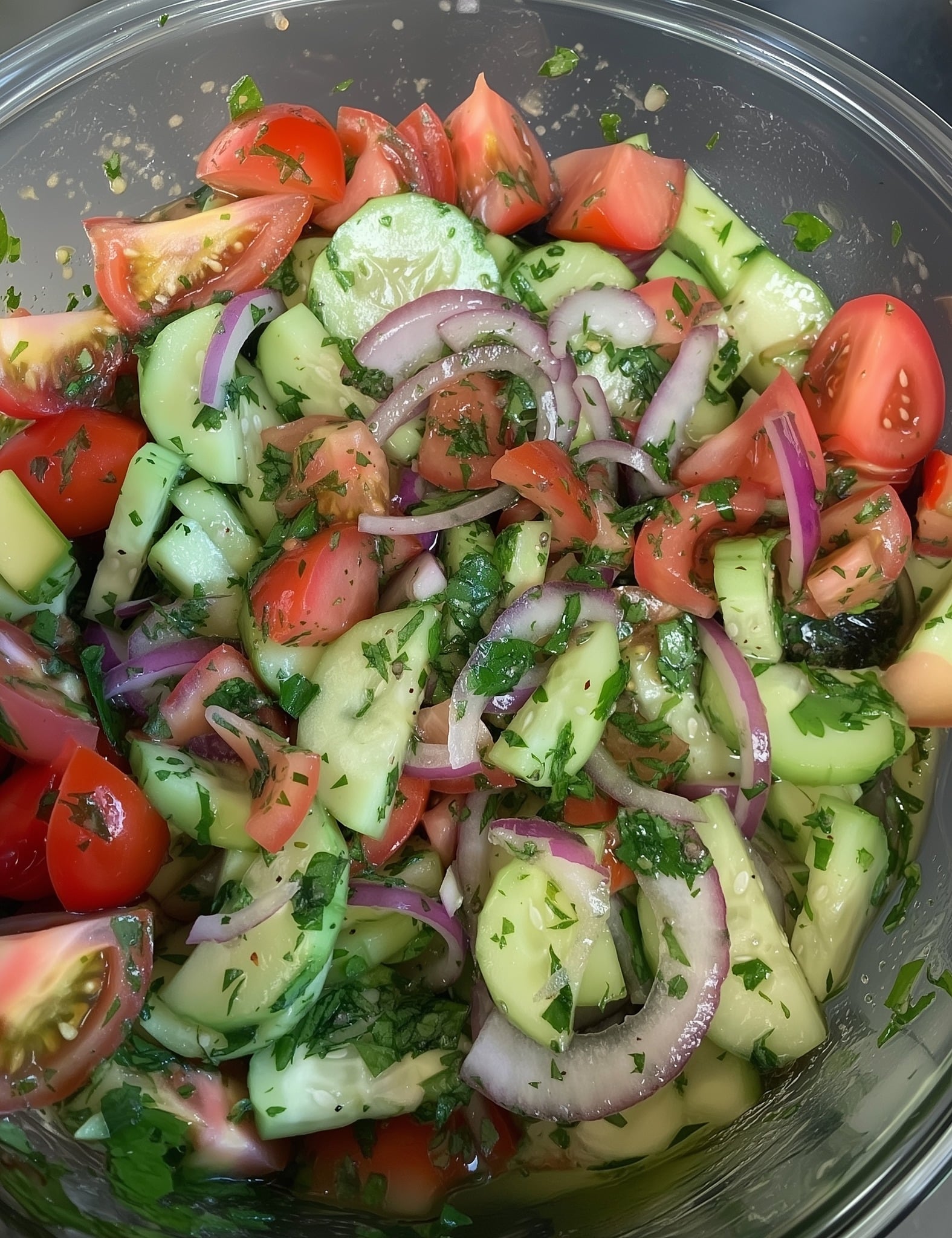 Cucumber and Tomato Salad