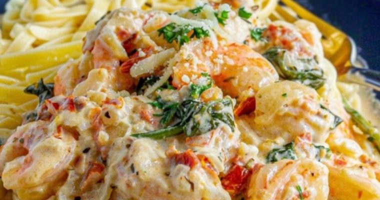 Creamy Tuscan Shrimp