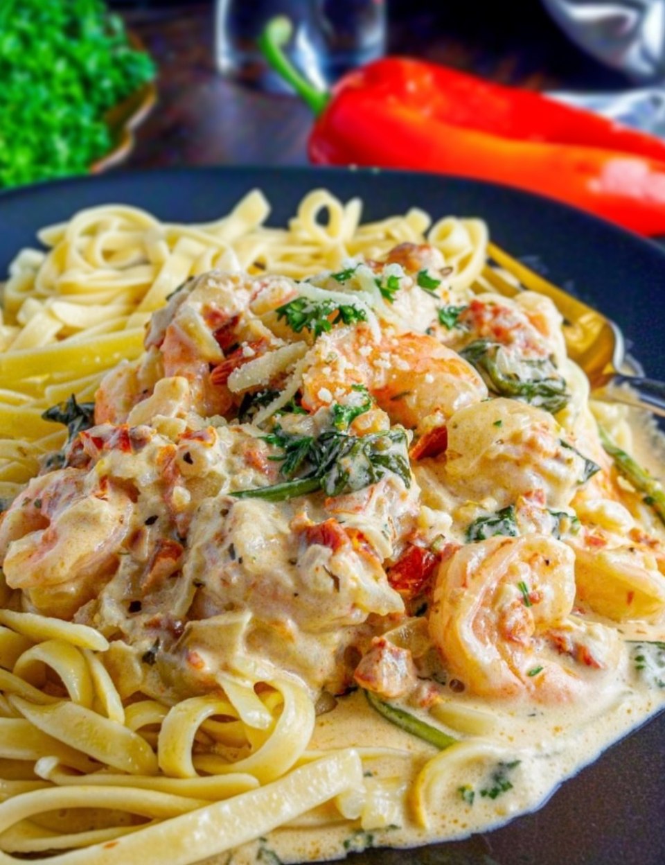 Creamy Tuscan Shrimp