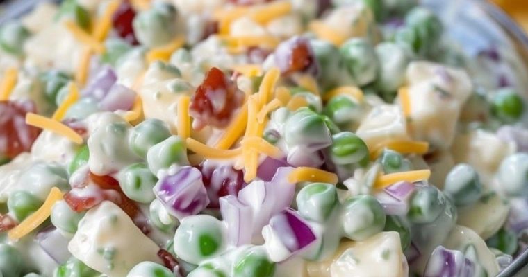 Bacon Ranch and Pea Salad