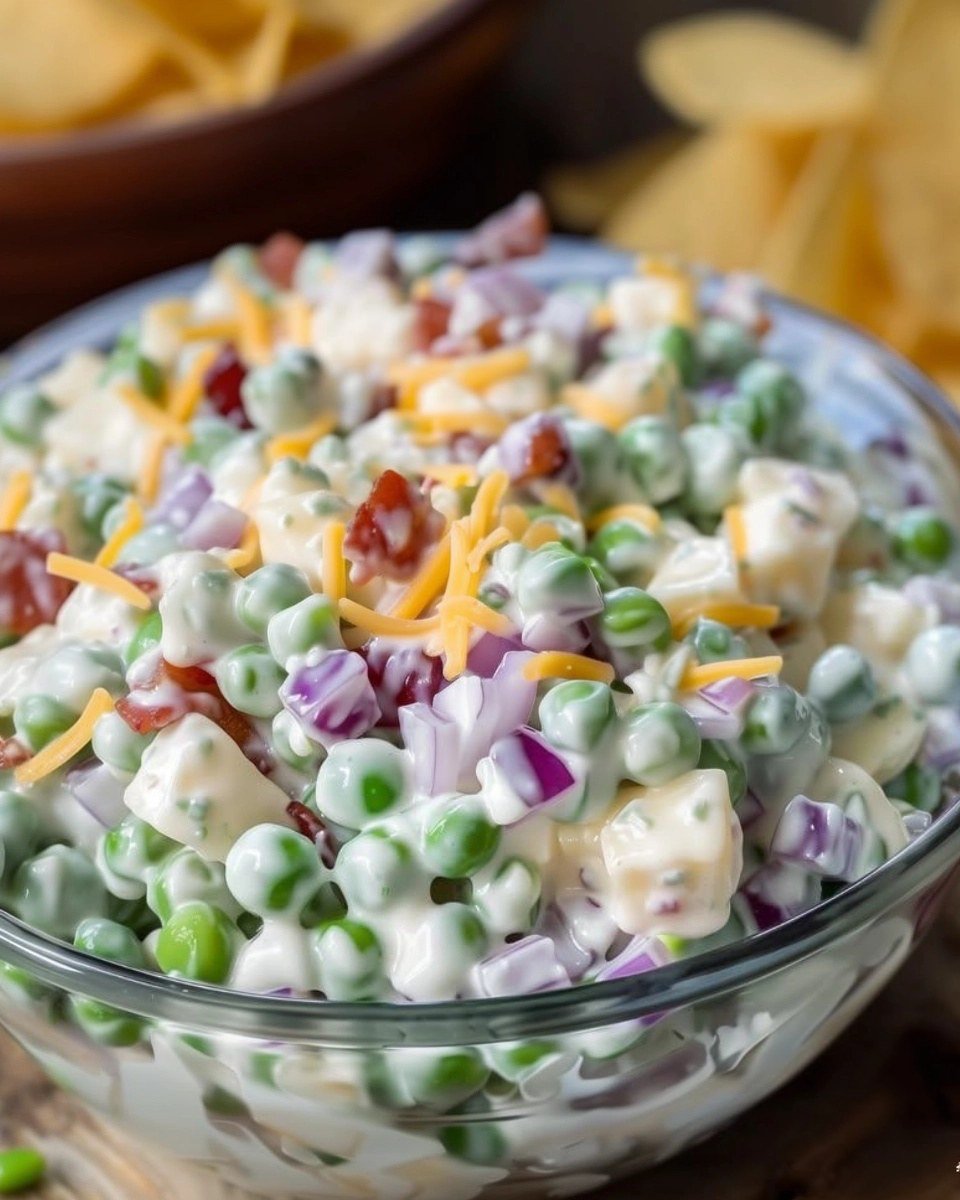 Bacon Ranch and Pea Salad