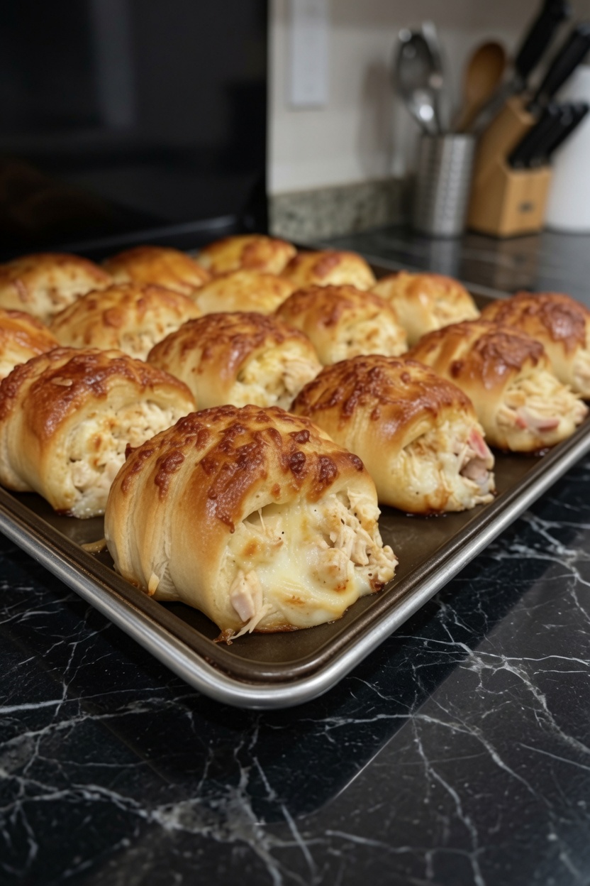 Crescent and Chicken Roll-ups
