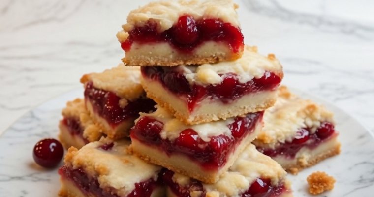 Cherry Crumble Bars