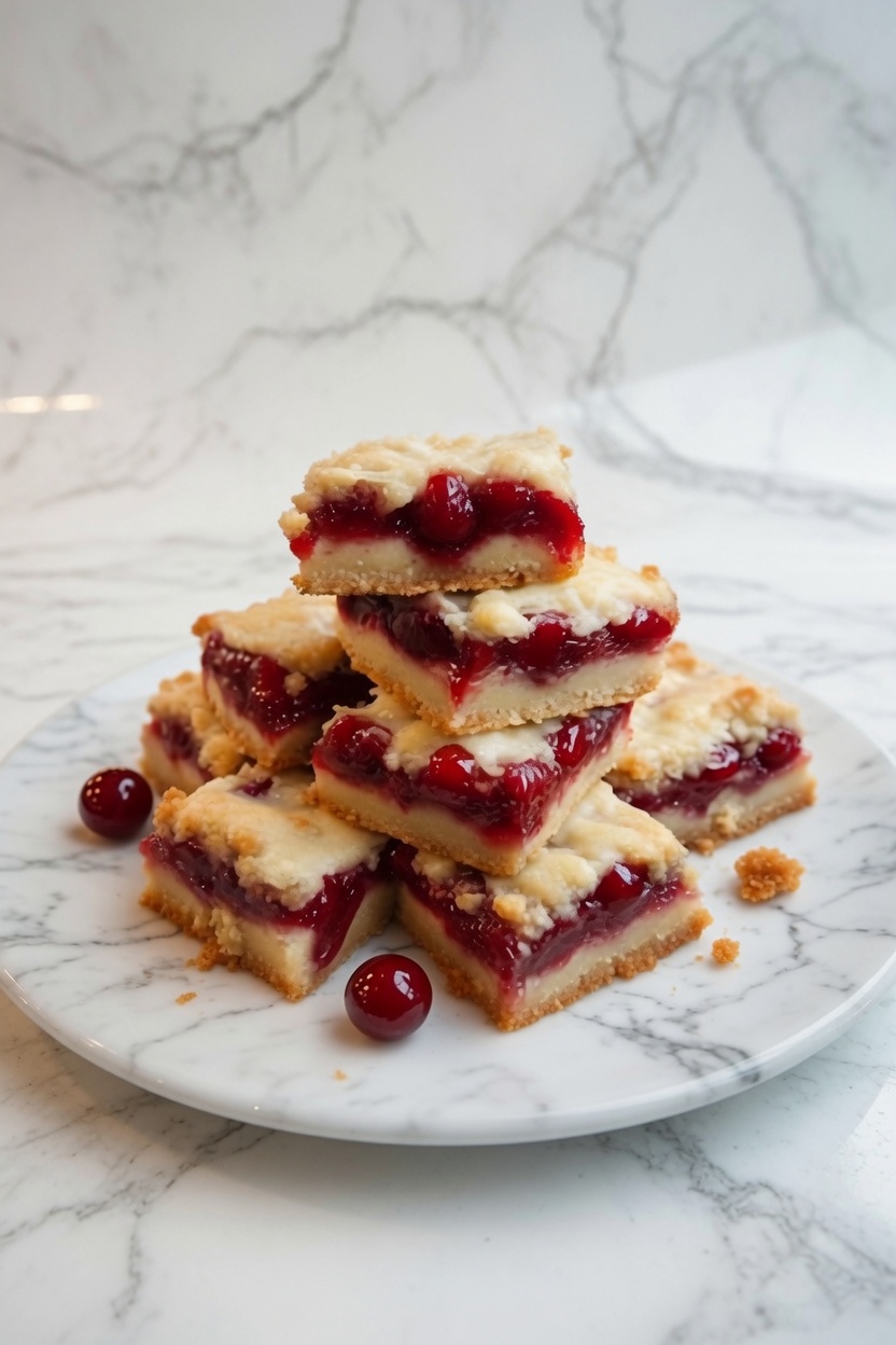 Cherry Crumble Bars