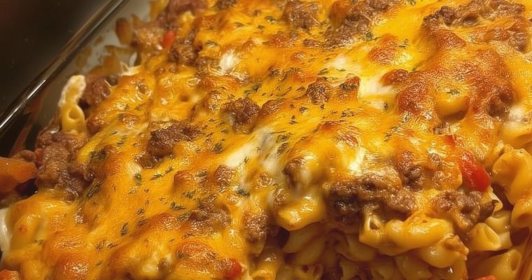 Cheesy Hamburger Casserole