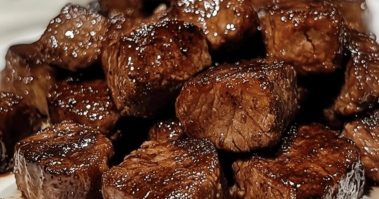 Steak Bites with Garlic Butter