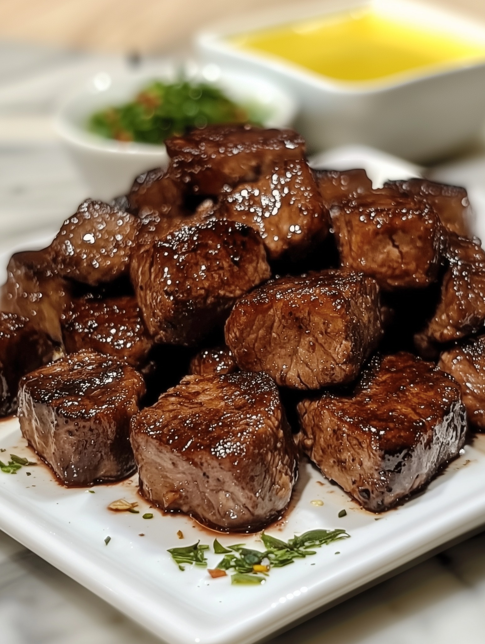 Steak Bites with Garlic Butter