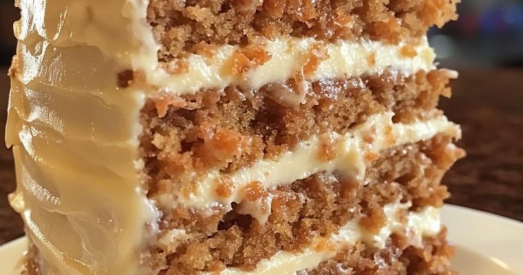 Easy Rustic Carrot Cake