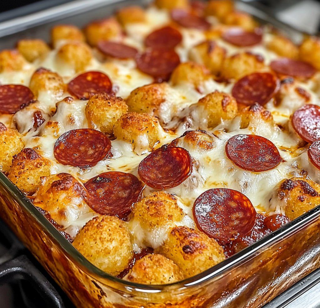 PEPPERONI PIZZA CASSEROLE