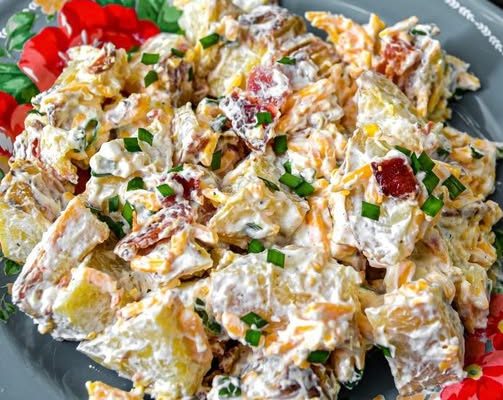 No-Mayo Loaded Baked Potato Salad