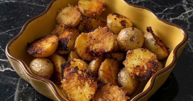 Crispy Crunchy Parmesan Potatoes
