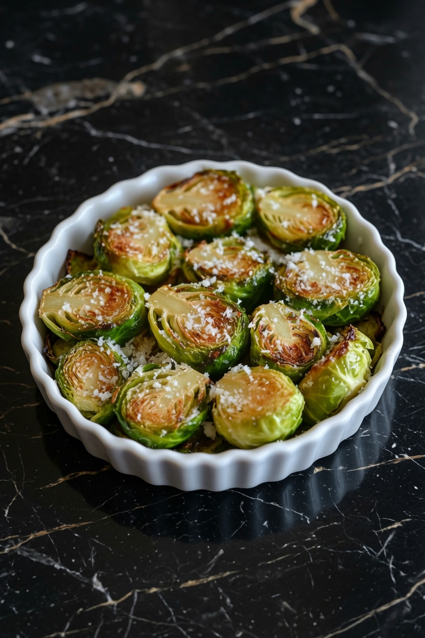 Bacon Pecan Sauteed Brussel Sprouts