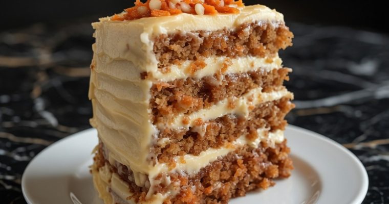 Easy Rustic Carrot Cake