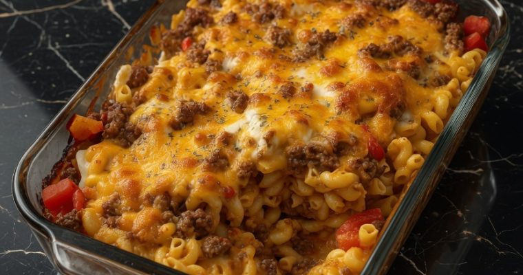 Cheesy Hamburger Casserole