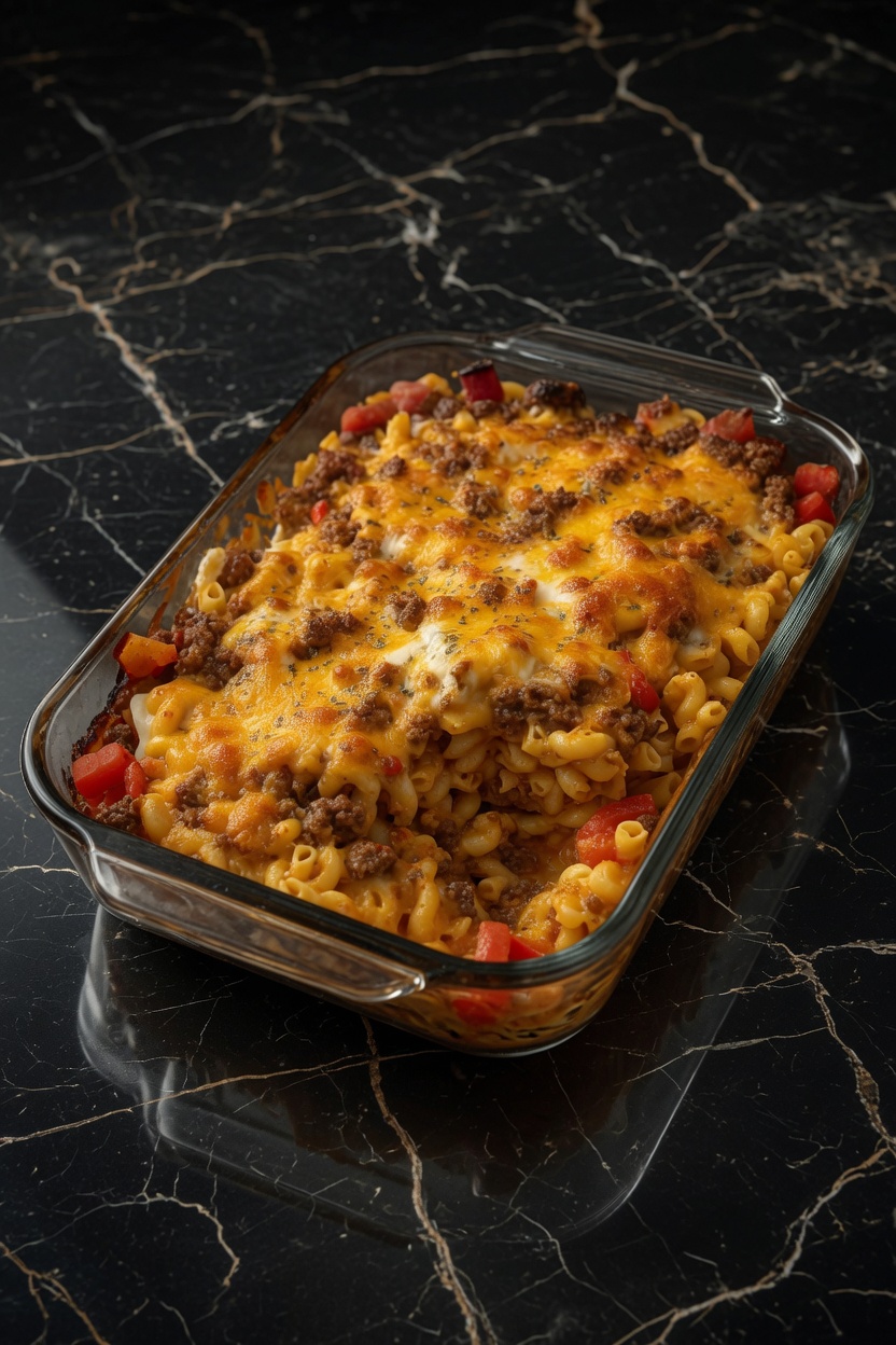 Cheesy Hamburger Casserole