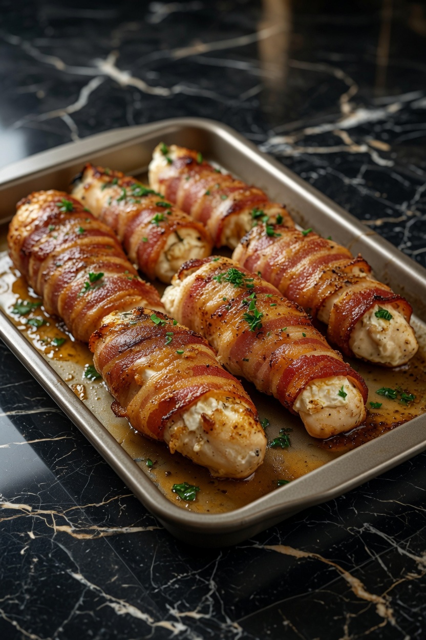 BBQ Bacon Stuffed Chicken