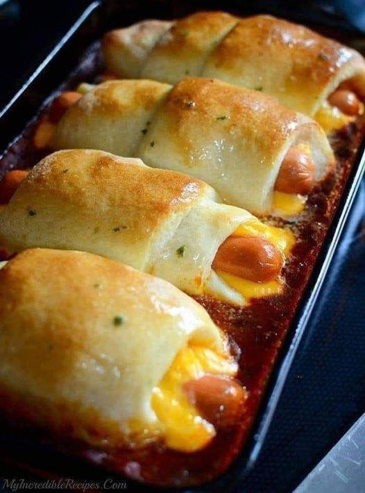 Chili Cheese Dog Bake Dinner!!