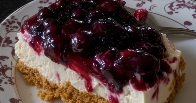 The Best Blueberry Cheesecake