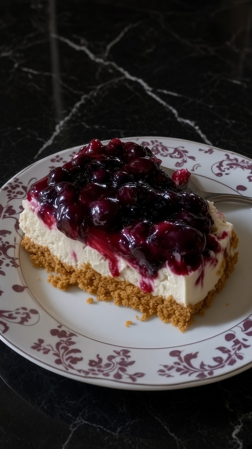 The Best Blueberry Cheesecake