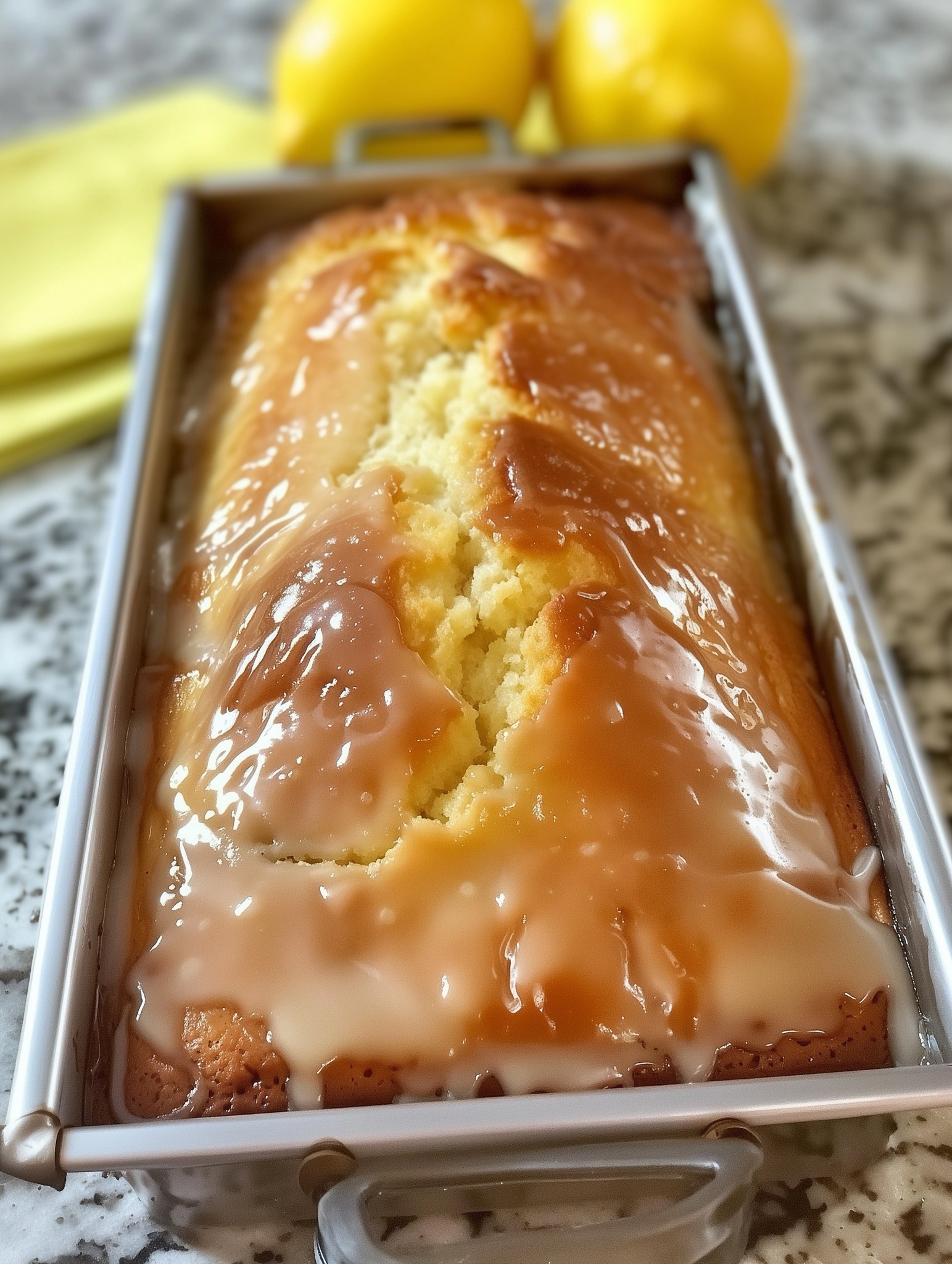 Easy Lemon Blueberry Bread Loaf