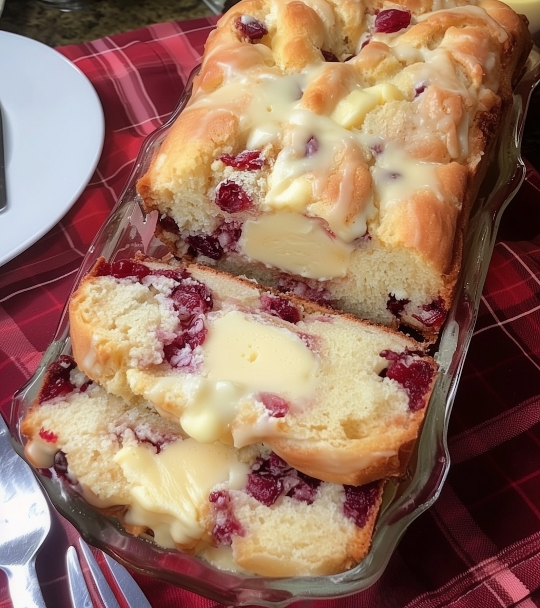 Delicious Cranberry Orange Bread with Simple Glaze