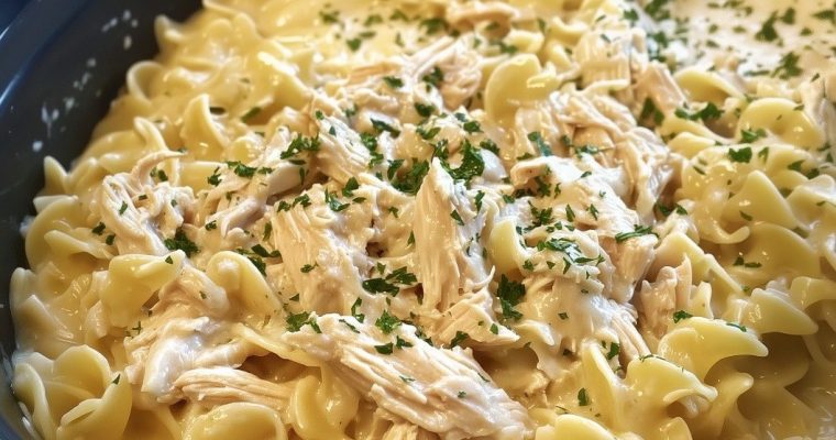 Slow Cooker Chicken and Noodles