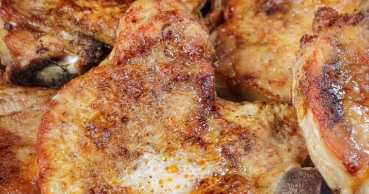 HONEY MUSTARD PORK CHOPS