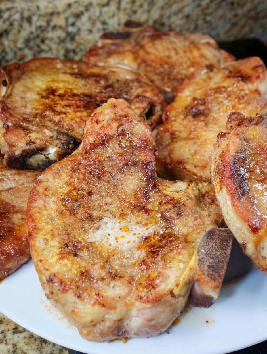 HONEY MUSTARD PORK CHOPS