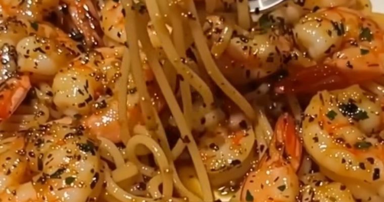 Shrimp Scampi with Spaghetti